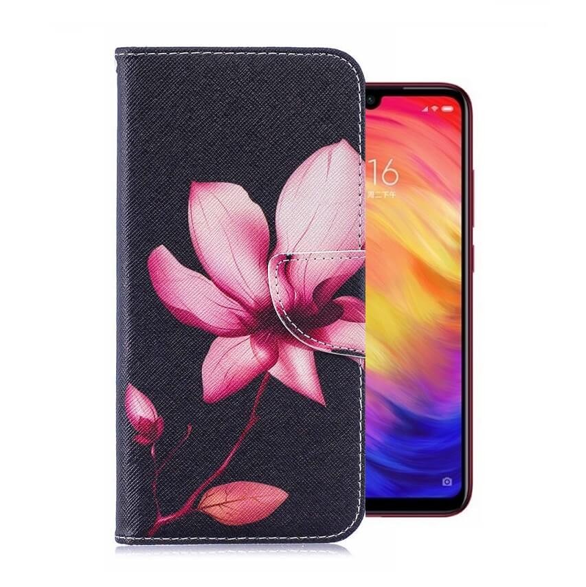 Etuis Portefeuille Xiaomi Redmi 7 Simili Cuir Fleur