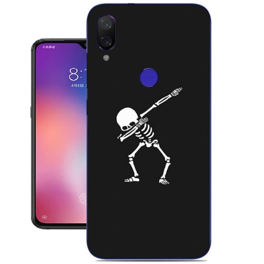 Coque Silicone Xiaomi Mi Play Squelettes