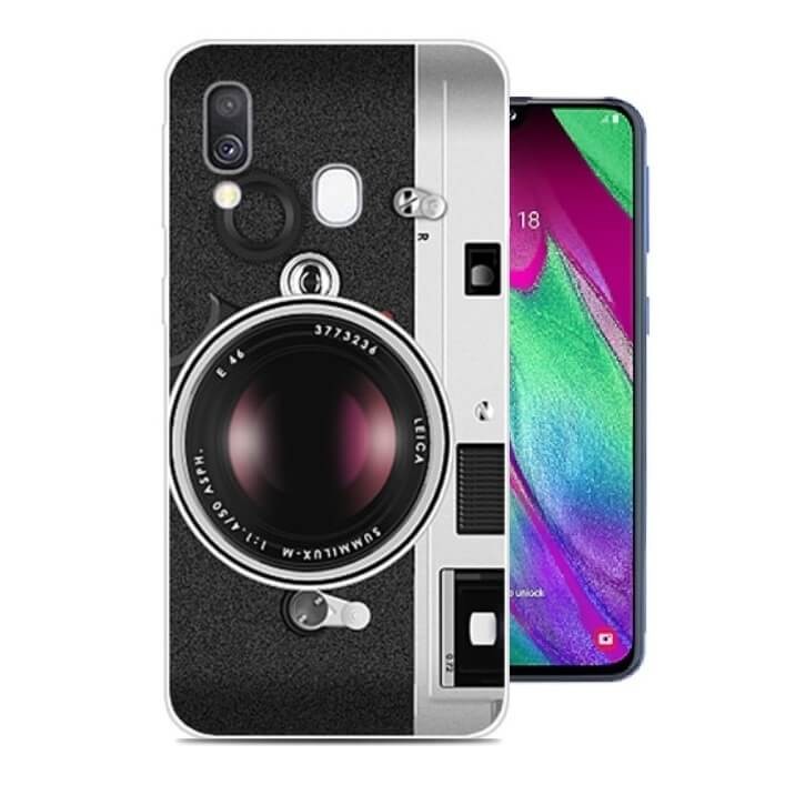Coque Silicone Samsung Galaxy A20 Caméra