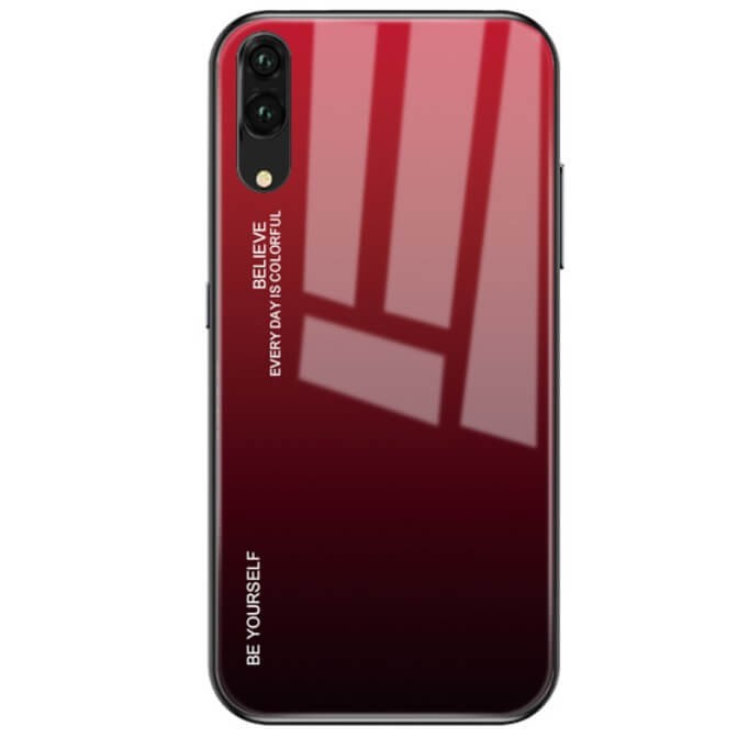 Coque Huawei P Smart Z Silicone et Verre Trempé Master Rouge