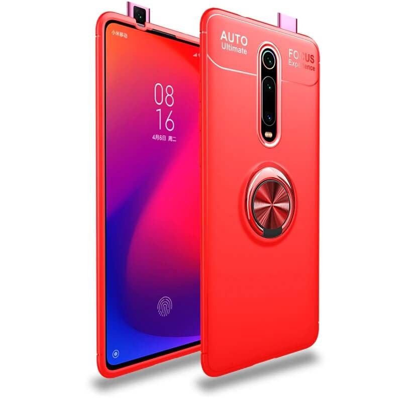 Coque Anneau Xiaomi Redmi K20 Rouge