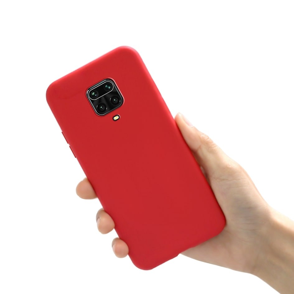 Coque Silicone Xiaomi Redmi Note 9 PRO Soyeuse rouge
