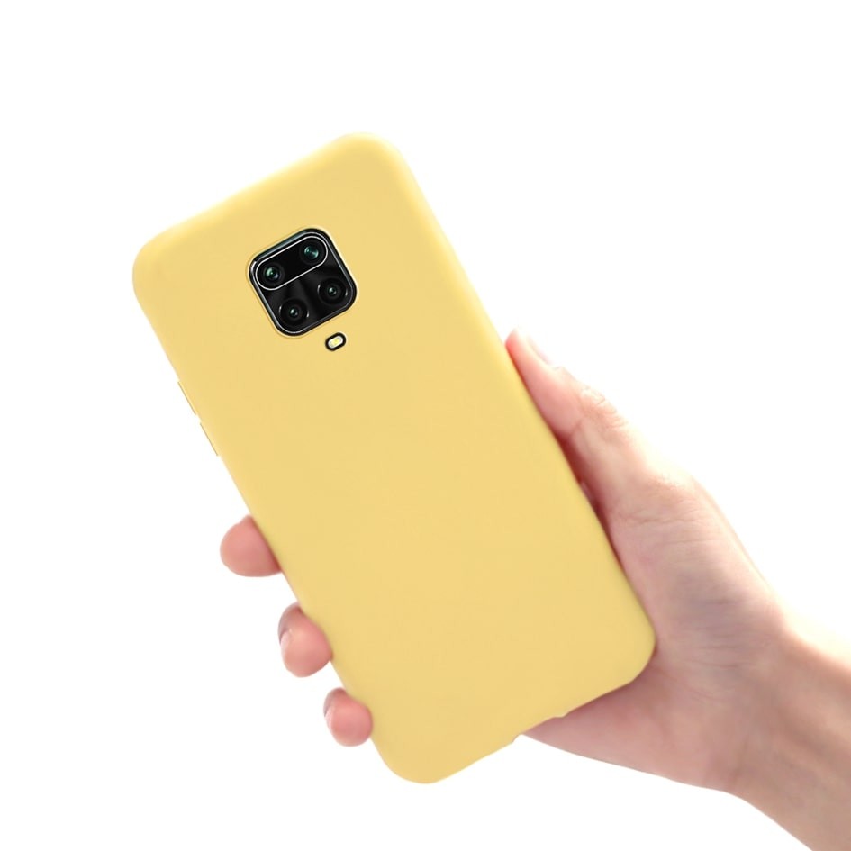 Coque Silicone Xiaomi Redmi Note 9 PRO Soyeuse jaune