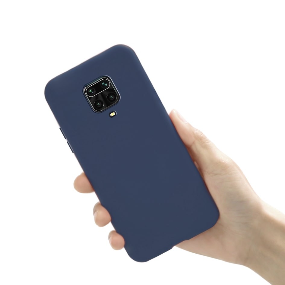 Coque Silicone Xiaomi Redmi Note 9 PRO Soyeuse bleue marine