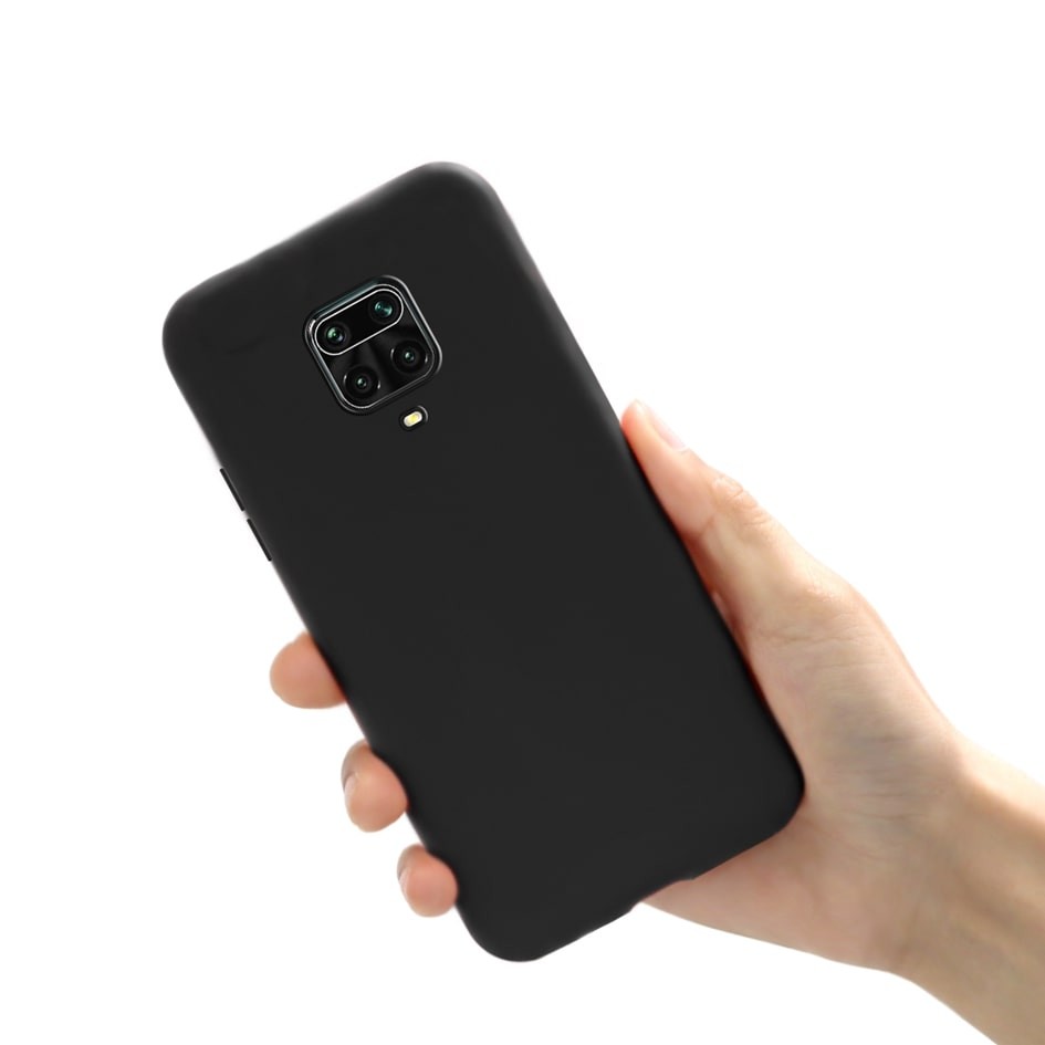 Coque Silicone Xiaomi Redmi Note 9 PRO Soyeuse noire