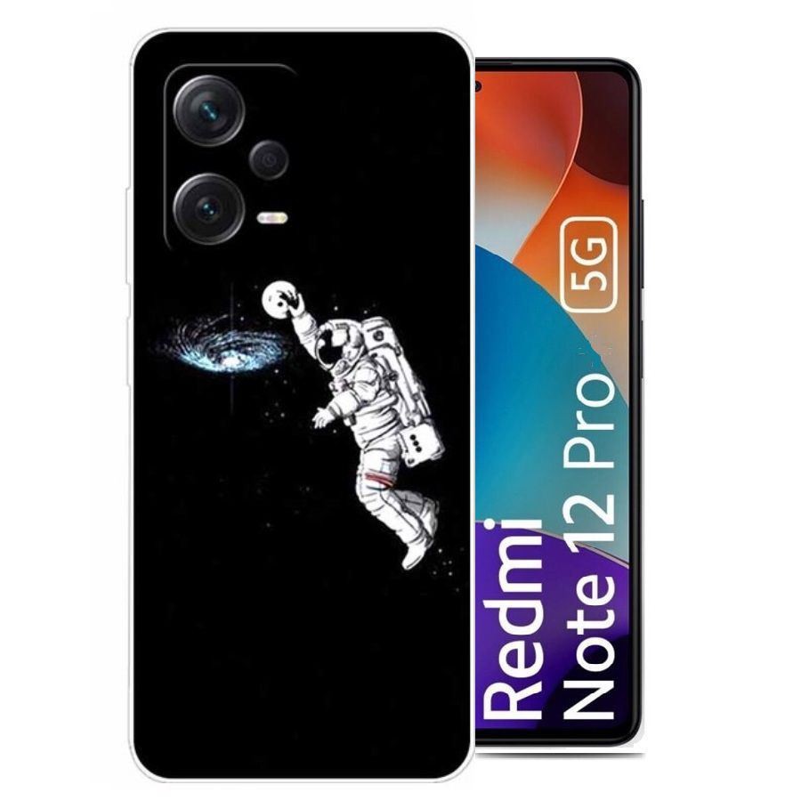 Coque Xiaomi Redmi Note 12 Pro 5G Astronaute Silicone